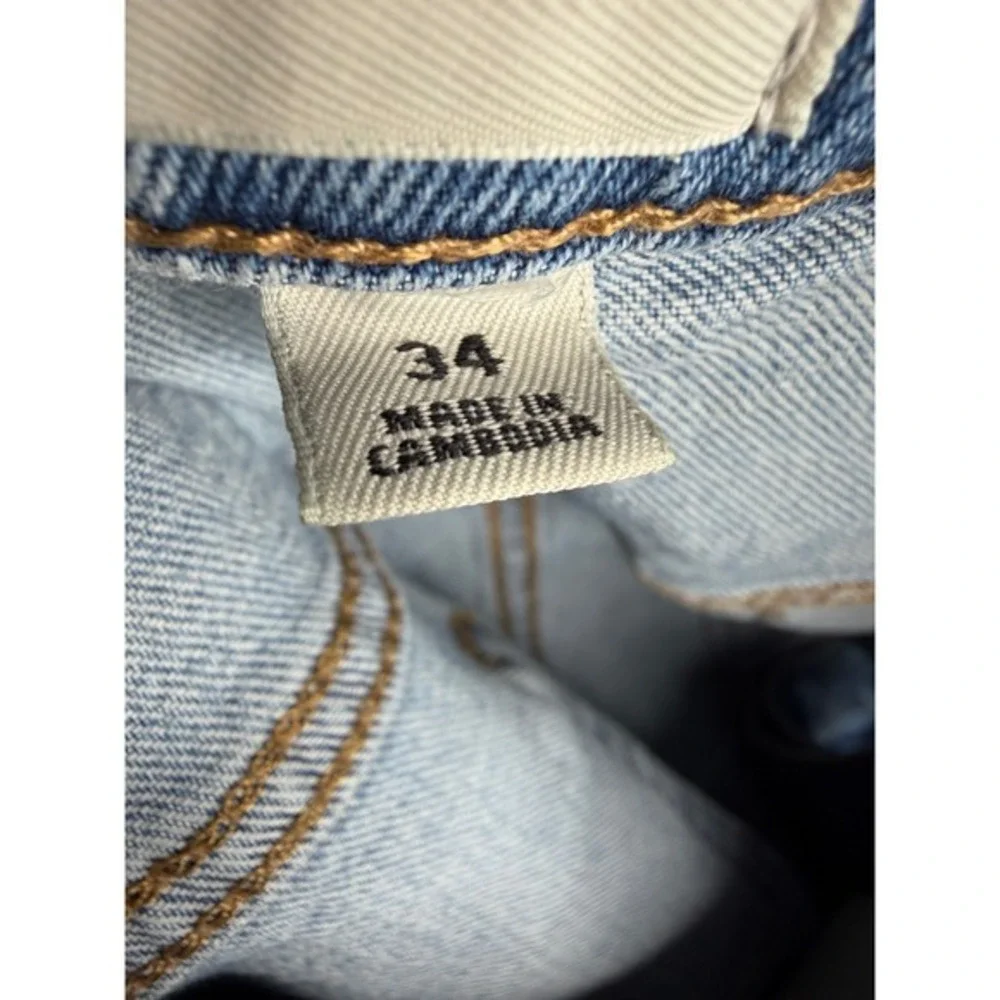 J. Crew High Rise Denim‎ Shorts size 34 Blue